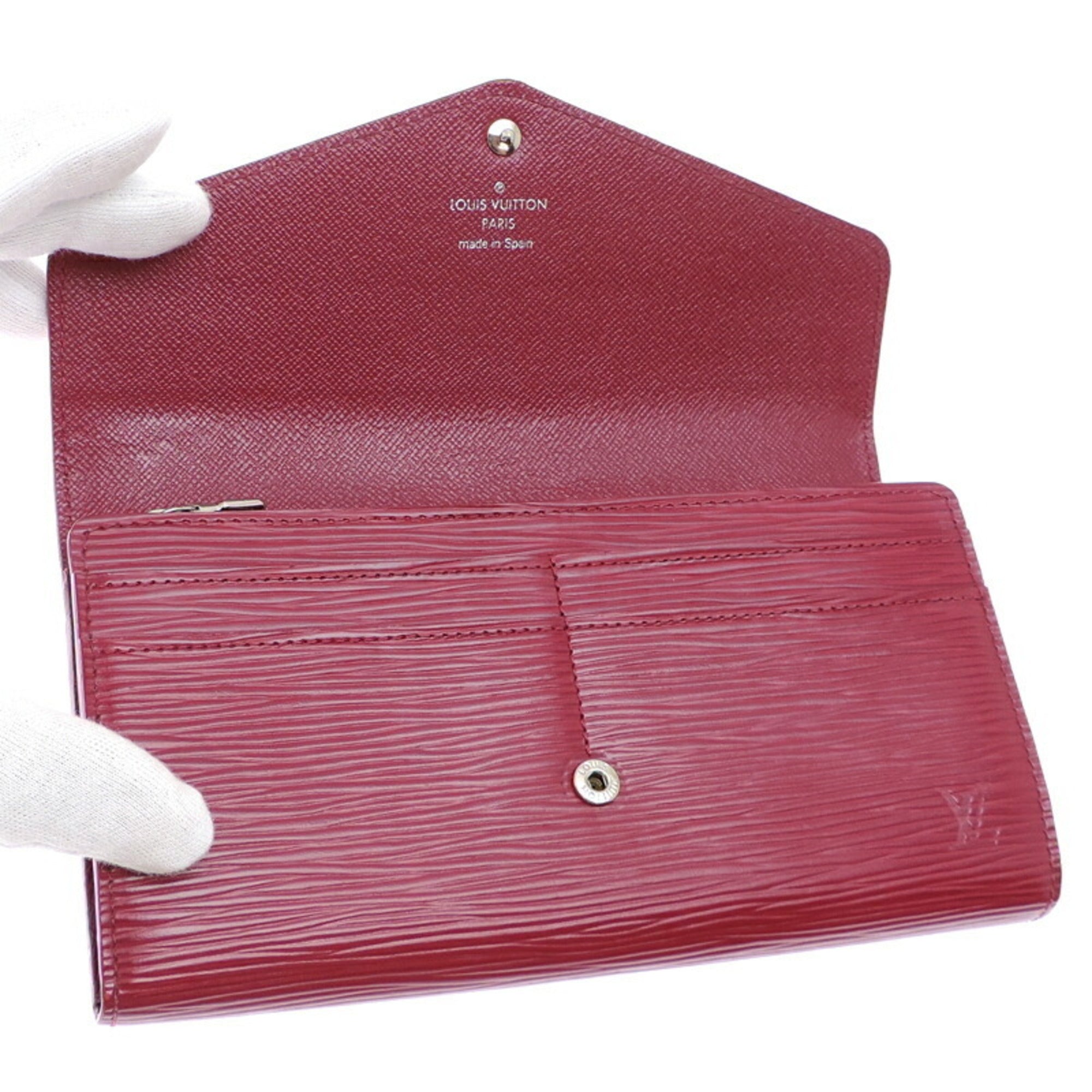 Louis Vuitton Fuchsia Pink Pink Epi Leather Long Wallet