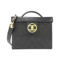 Chanel Black Leather Handbag