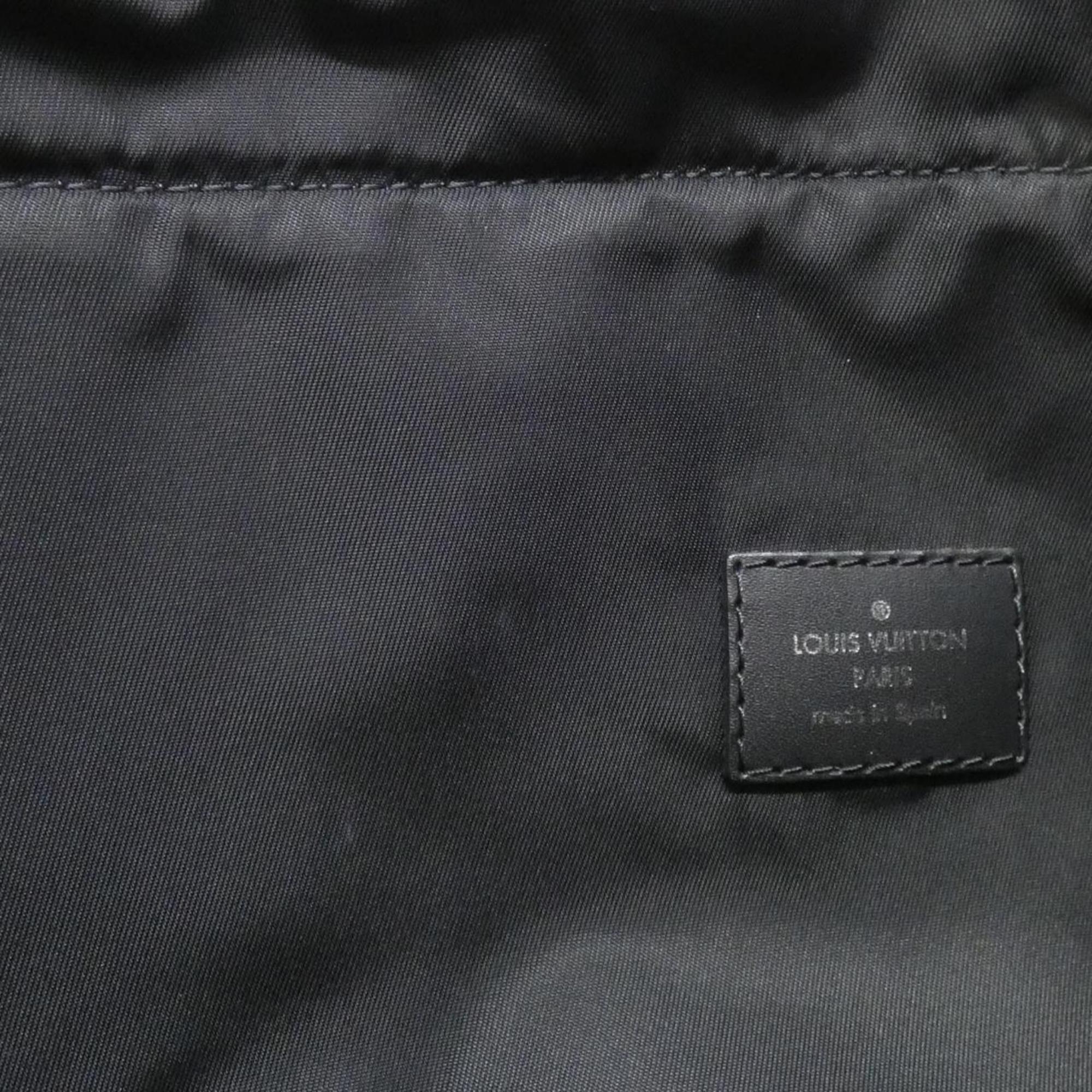 Louis Vuitton Black Coated Canvas Handbag Pouch