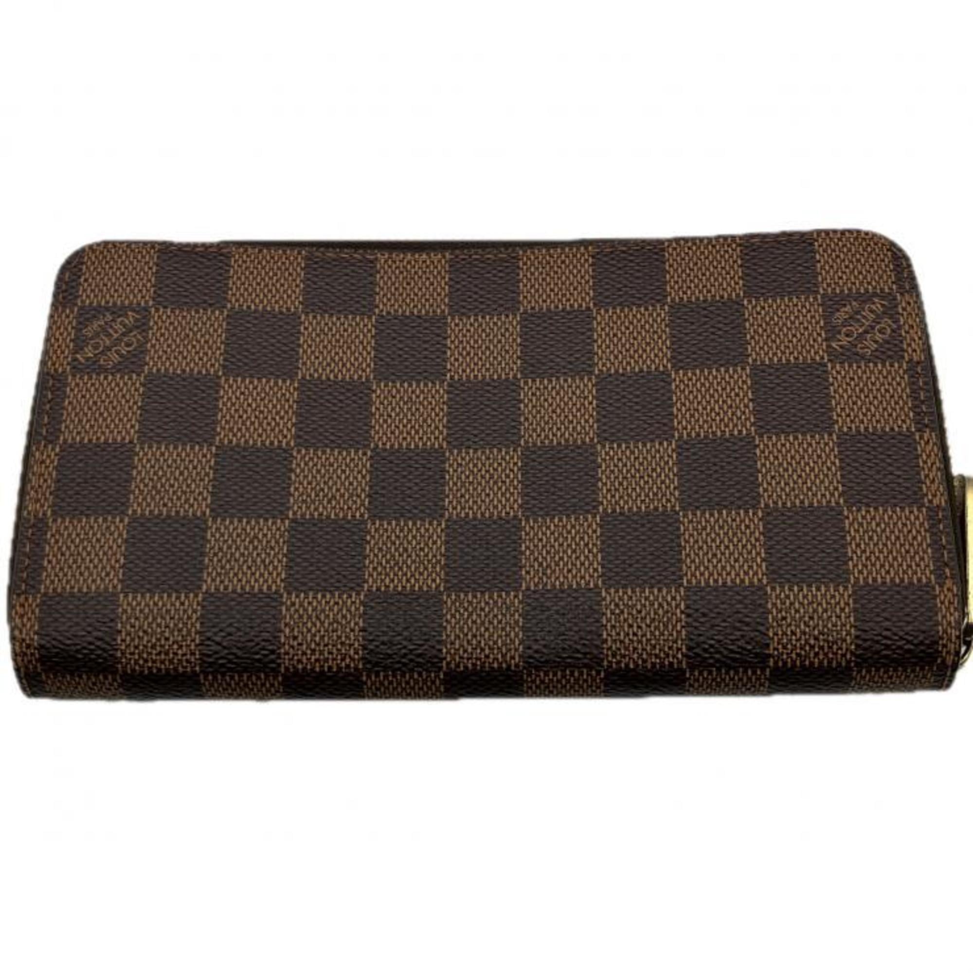 Louis Vuitton Brown Damier Canvas Damier Canvas Long Wallet