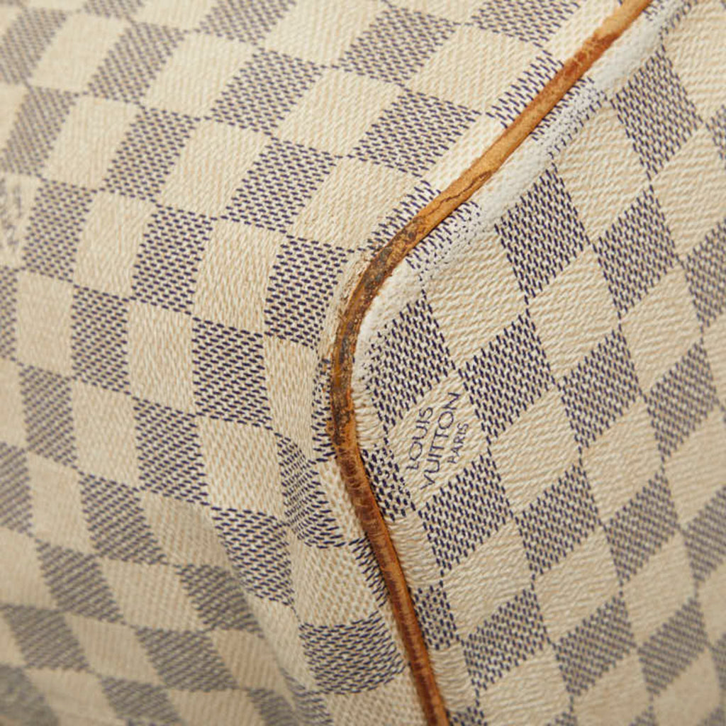 Louis Vuitton White Pvc Leather Tote Bag