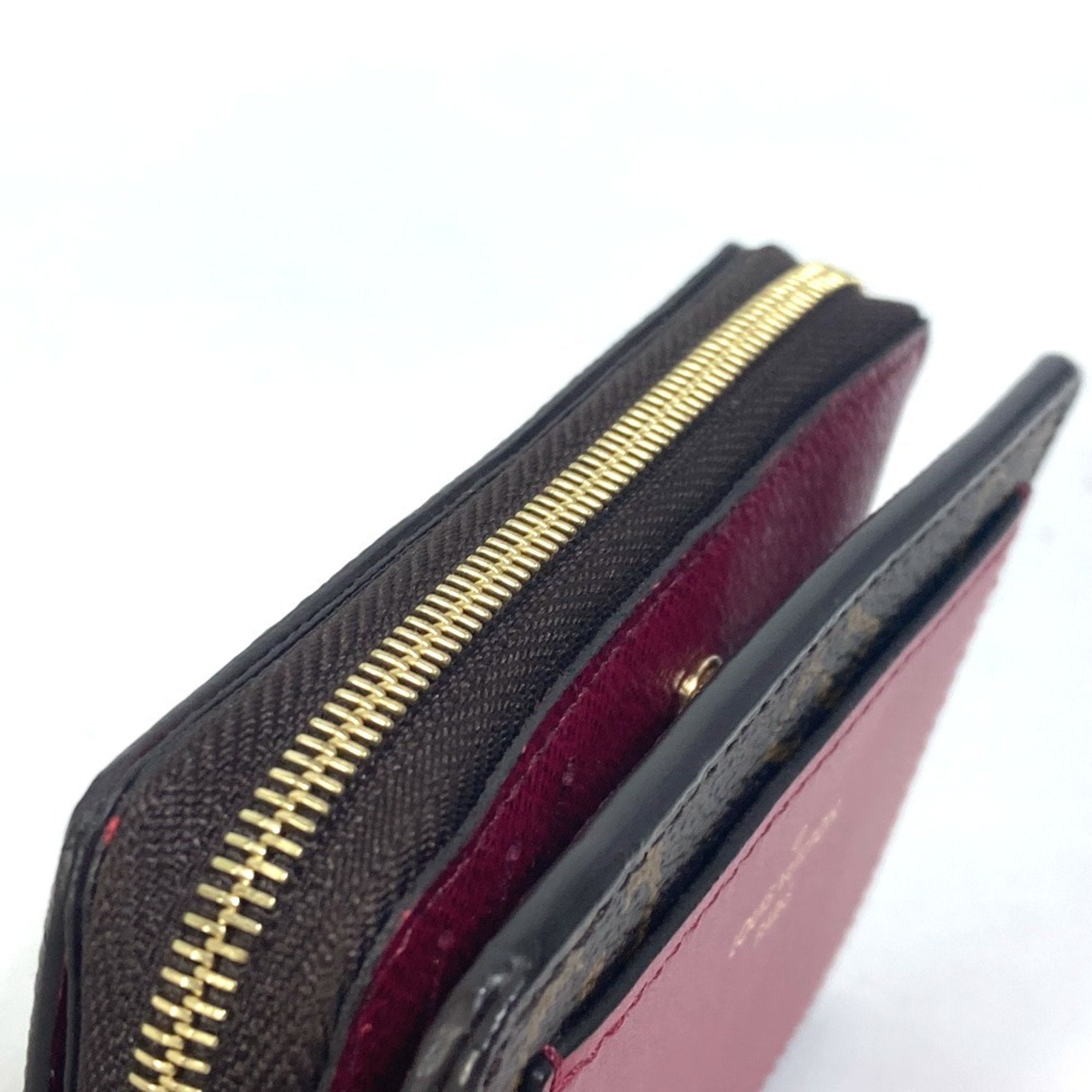 Louis Vuitton Monogram Brown Fuchsia Monogram Wallet
