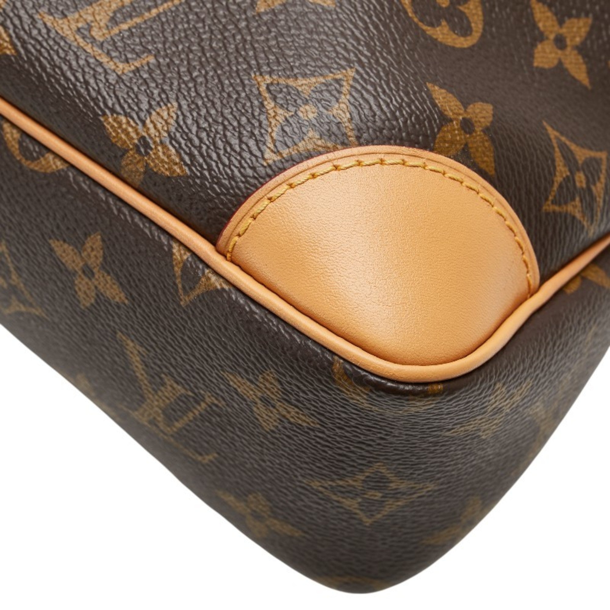 Louis Vuitton Monogram Brown Pvc Leather Shoulder Bag