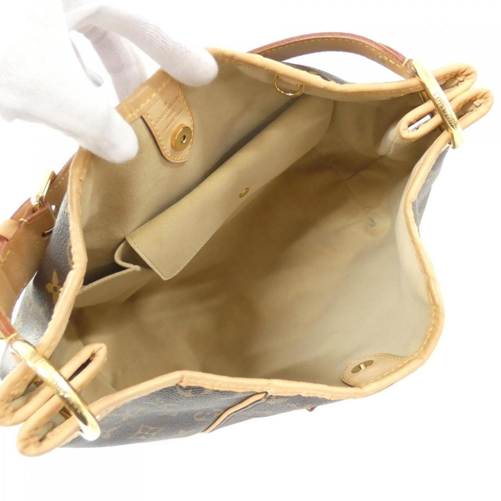 Louis Vuitton Marron Coated Canvas Shoulder Bag