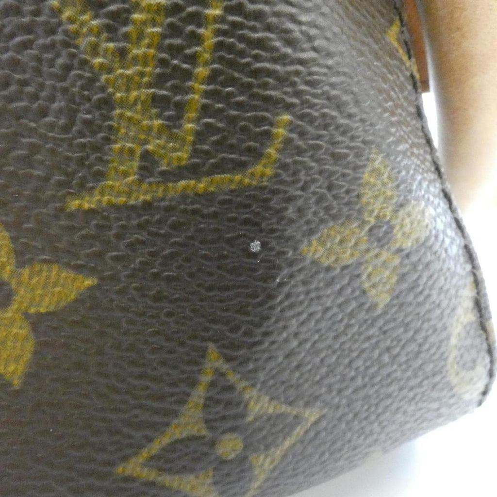 Louis Vuitton Brown Coated Canvas Shoulder Bag