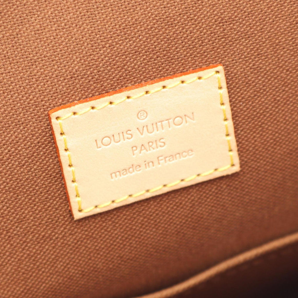 Louis Vuitton Brown Monogram Coated Canvas Leather Handbag