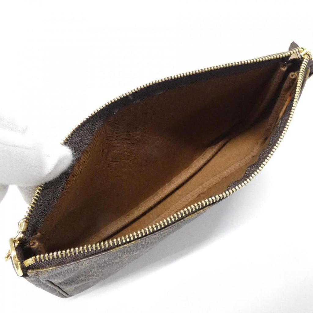 Louis Vuitton Marron Coated Canvas Pouch