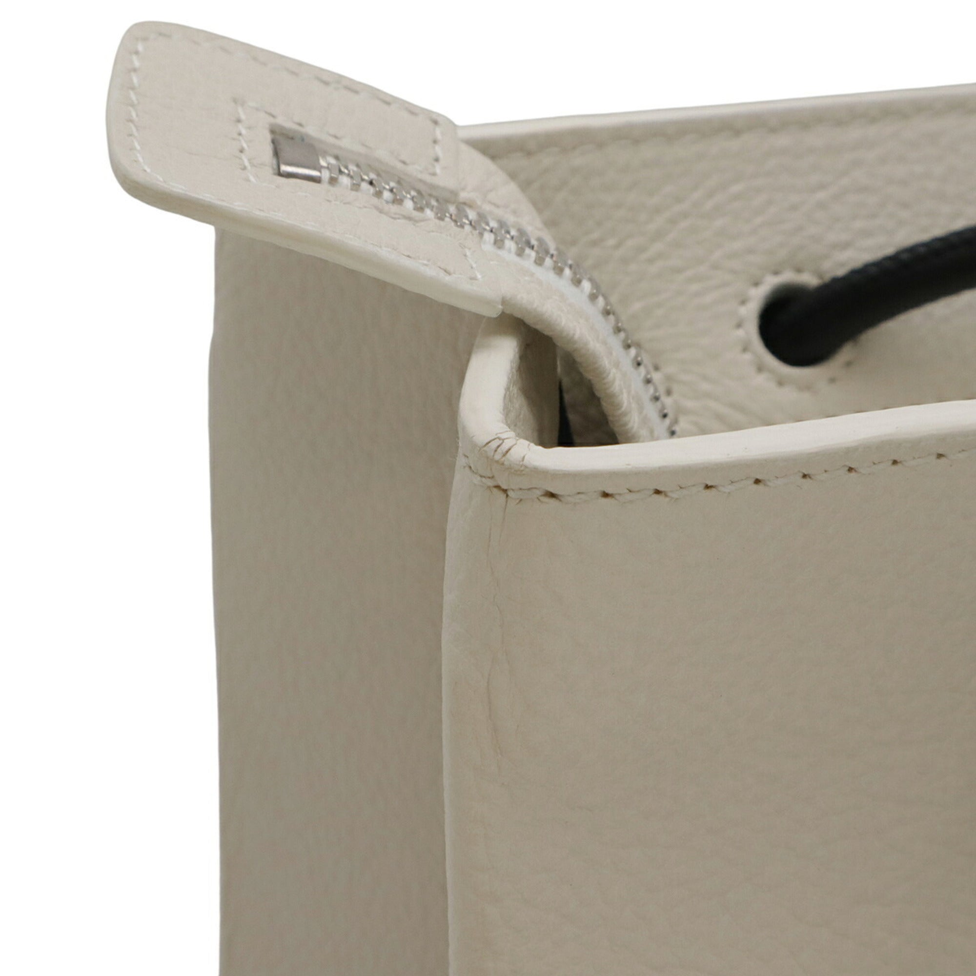 Balenciaga Black Leather Shoulder Bag Tote
