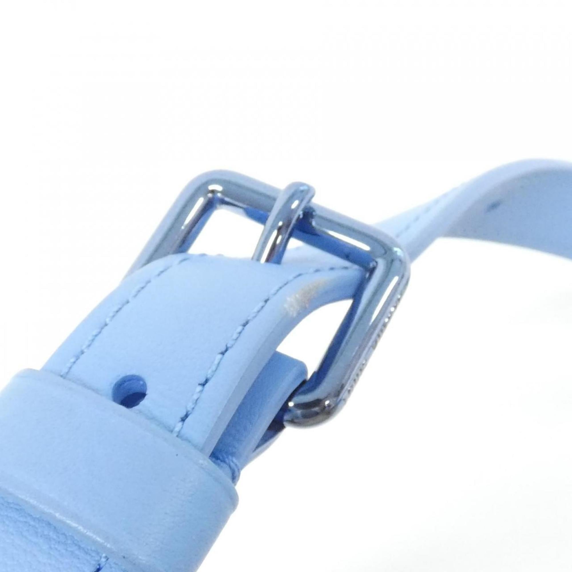 Louis Vuitton Multi-Color Sky Blue Coated Canvas Handbag Pochette