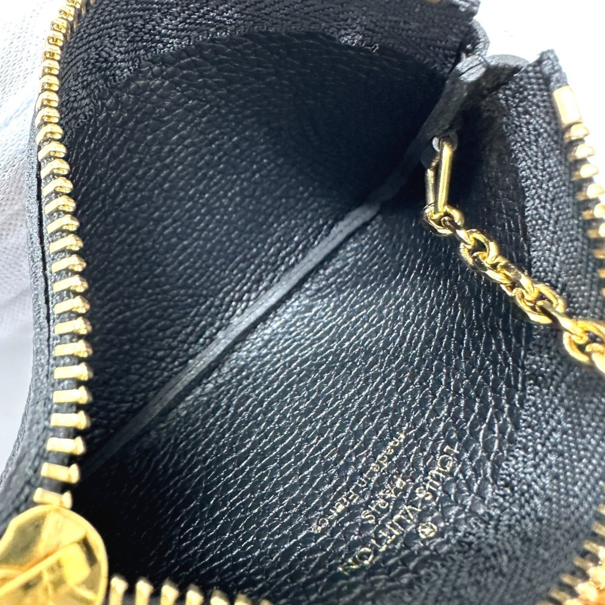 Louis Vuitton Monogram Empreinte Gold Black Monogram Empreinte Coin Purse/Coin Case