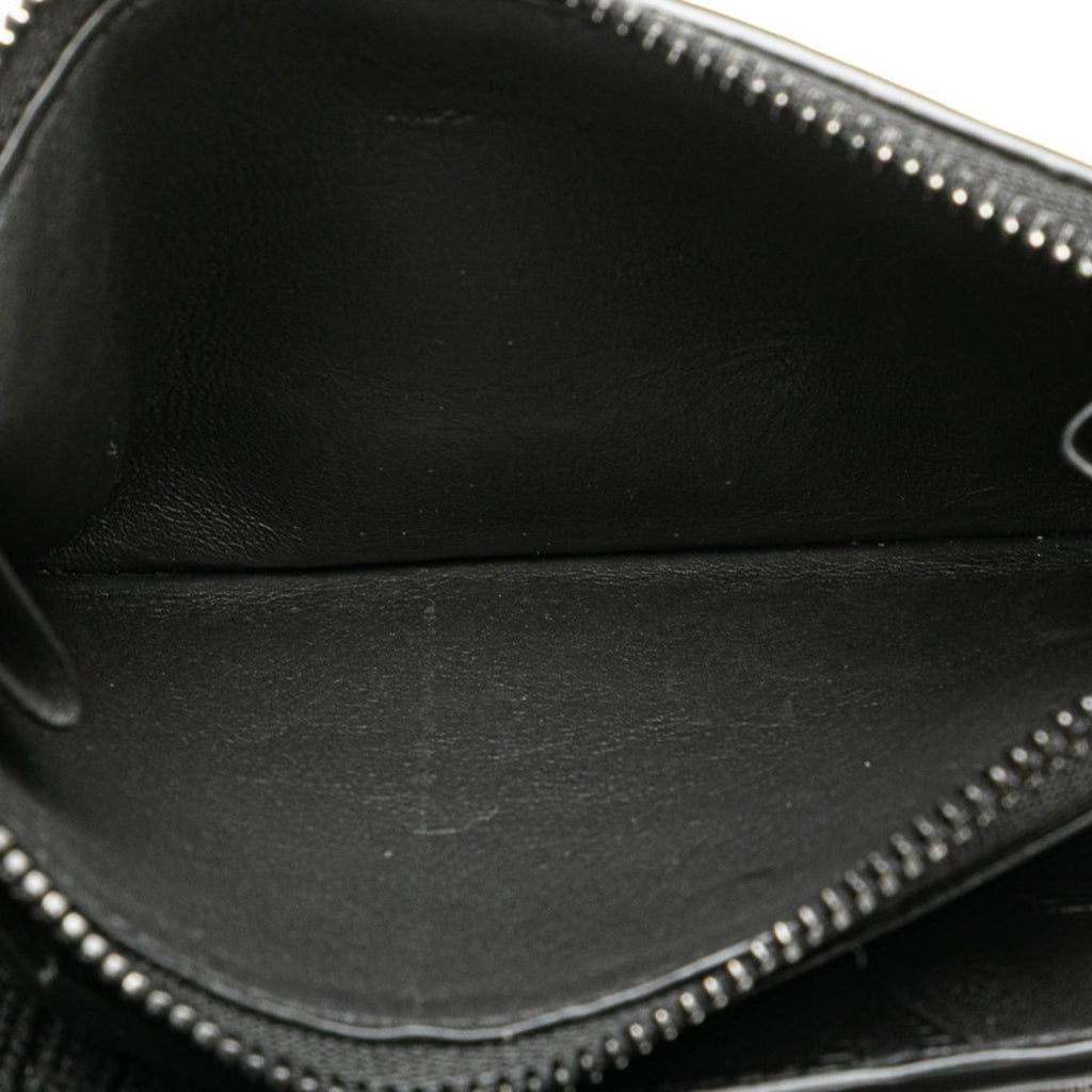 Louis Vuitton Black Noir Leather Coin Purse/Coin Case