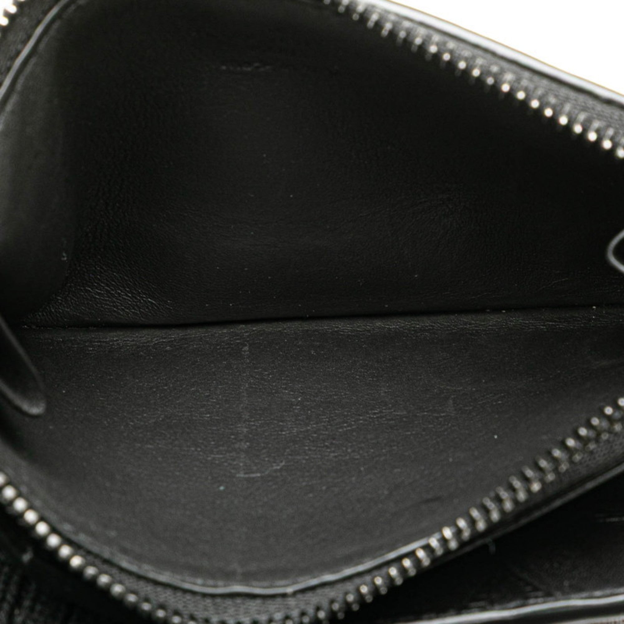 Louis Vuitton Black Noir Leather Coin Purse/Coin Case