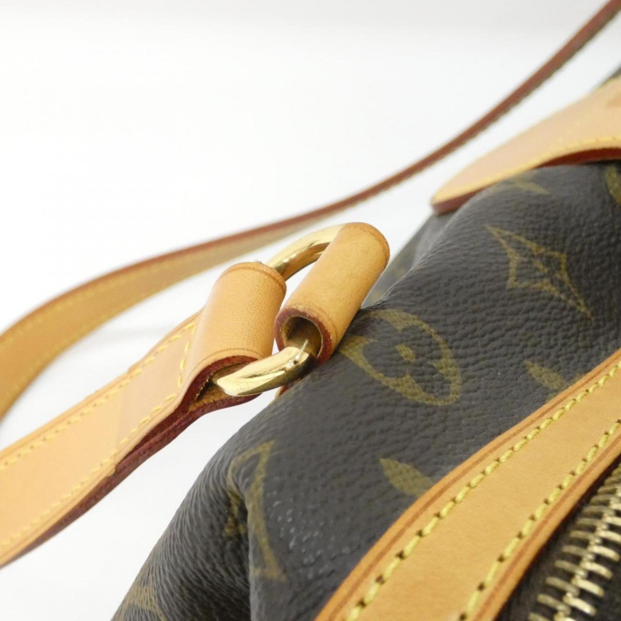 Louis Vuitton Marron Coated Canvas Shoulder Bag