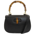 Gucci Black Leather Handbag (Pre-Owned)