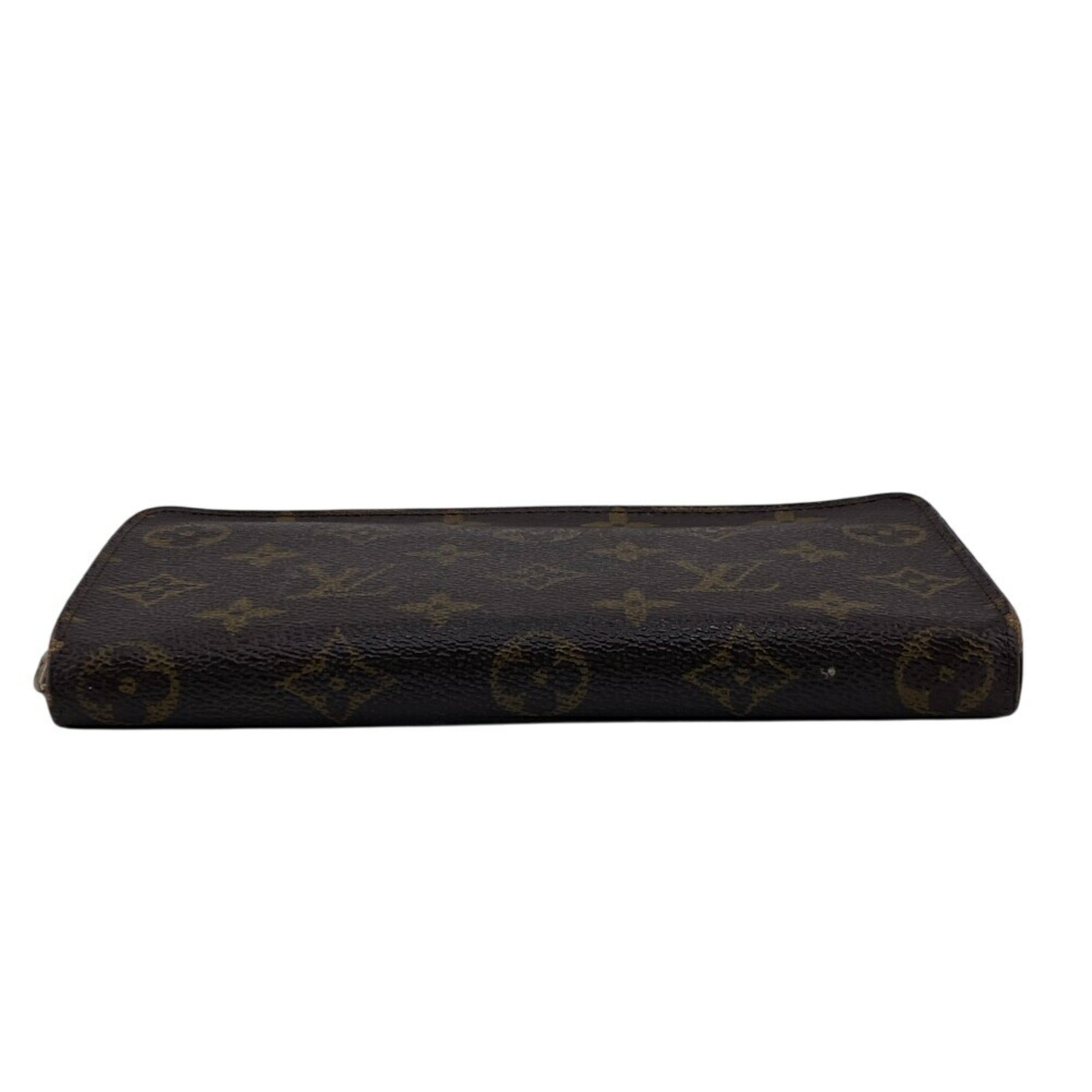 Louis Vuitton Monogram Brown Leather Long Wallet