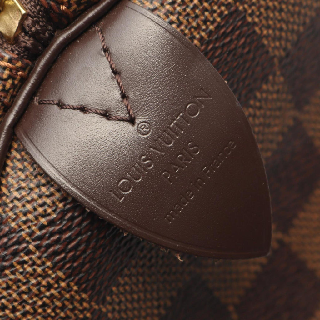 Louis Vuitton Brown Ebene Coated Canvas Leather Handbag