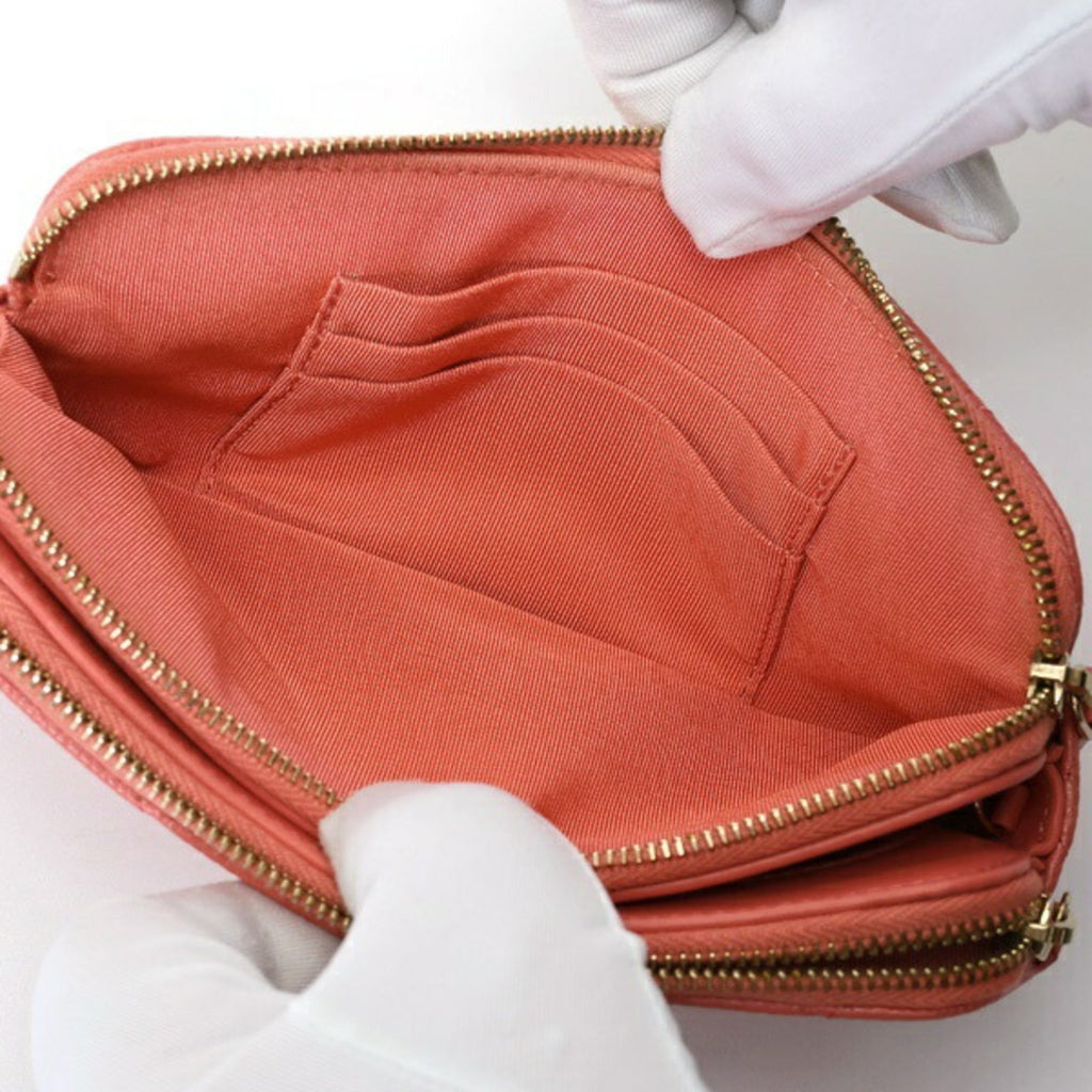 Chanel Pink Grained Calfskin Shoulder Bag