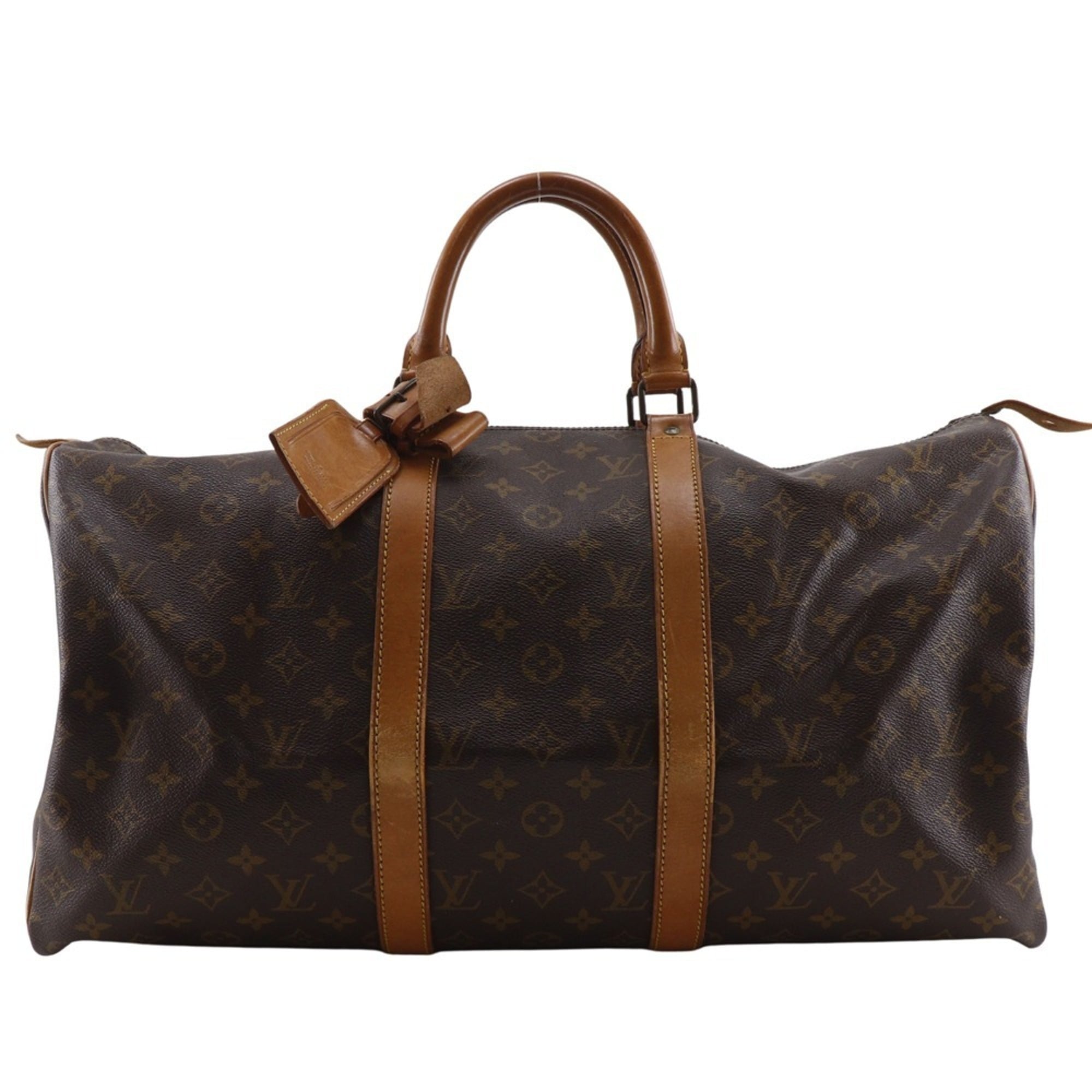 Louis Vuitton Brown Monogram Canvas Boston Bag