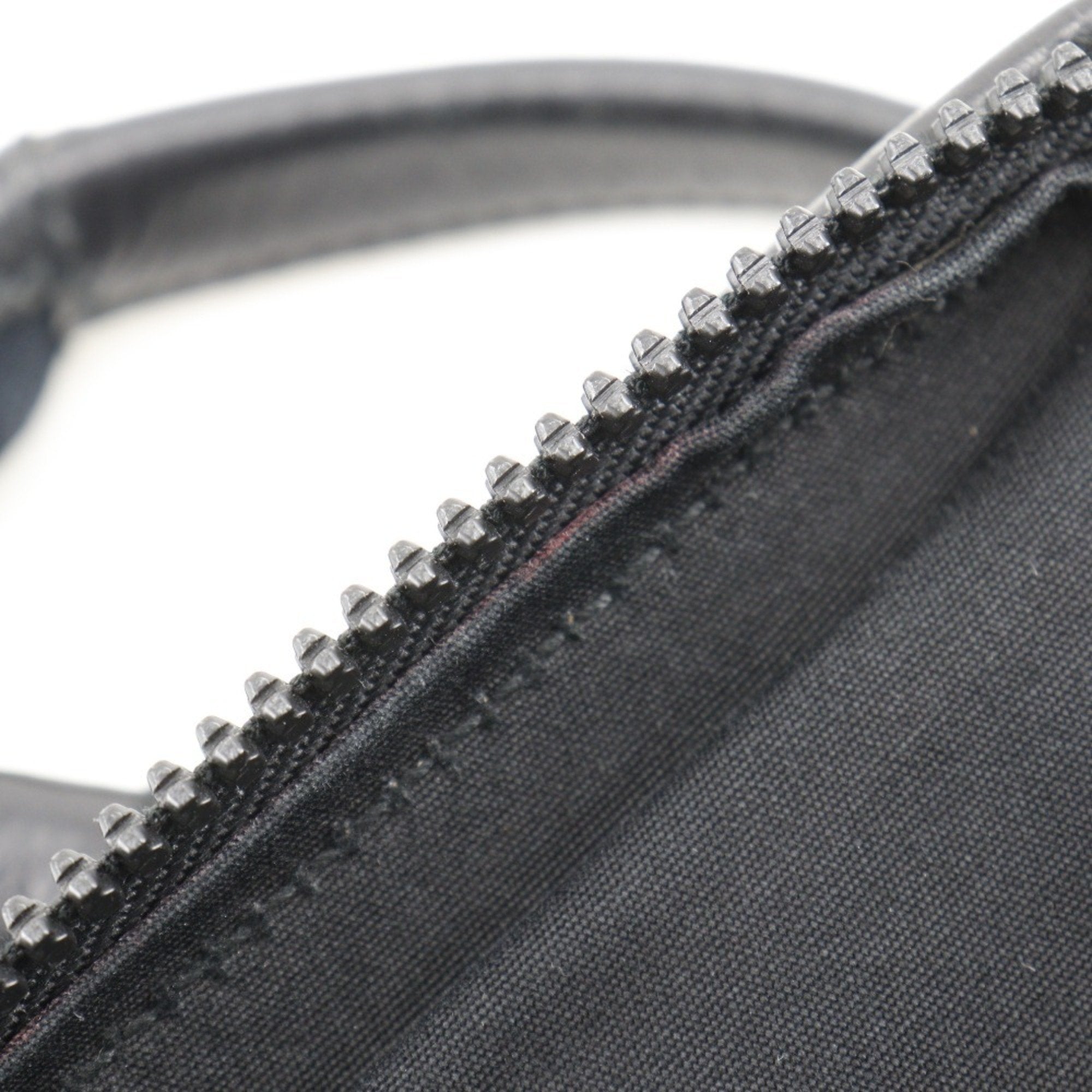 Bottega Veneta Black Gray Canvas Leather Tote Bag