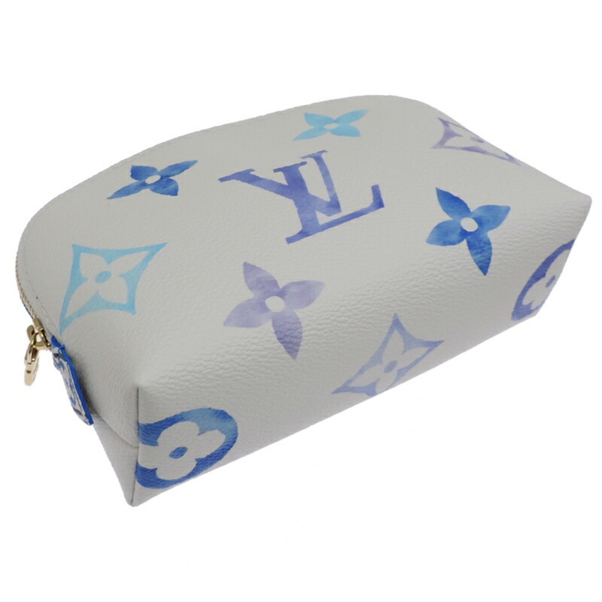 Louis Vuitton Blue White Pouch