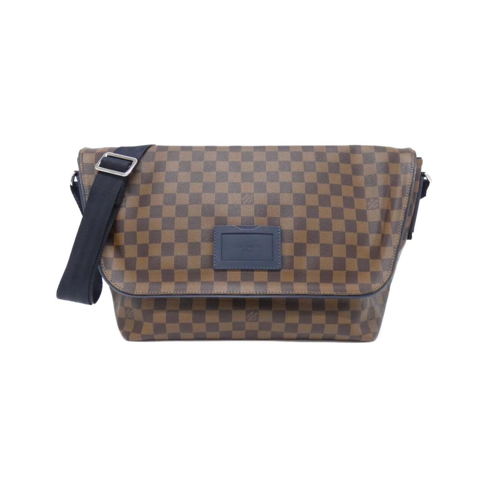 Louis Vuitton Blue Ebene Coated Canvas Shoulder Bag