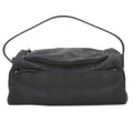 Chanel Black Nylon Jacquard Handbag Vanity Bag