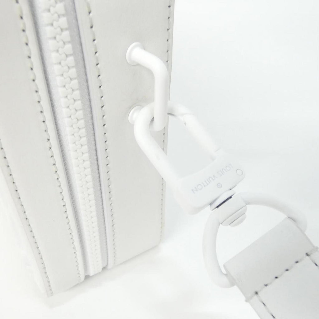 Louis Vuitton White Leather Shoulder Bag