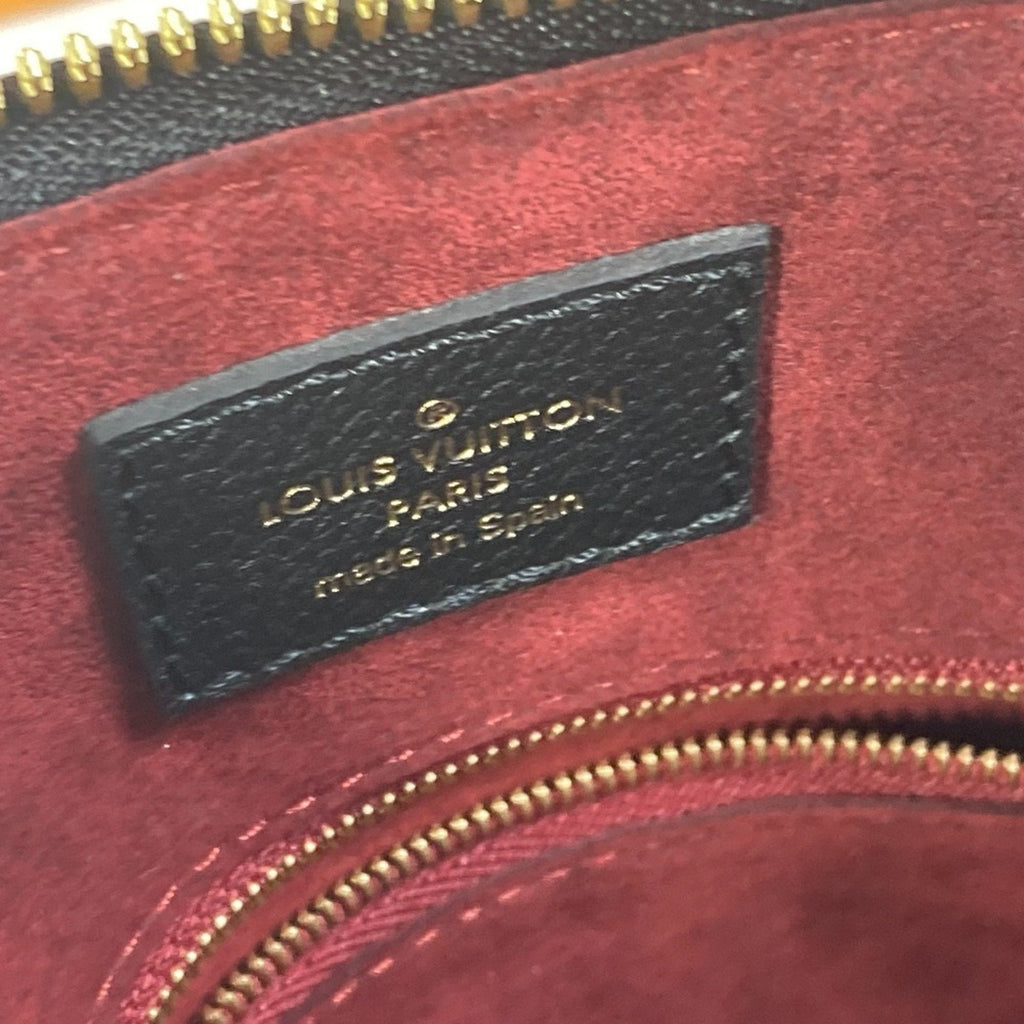 Louis Vuitton Black Monogram Empreinte Boston Bag Handbag Shoulder Bag