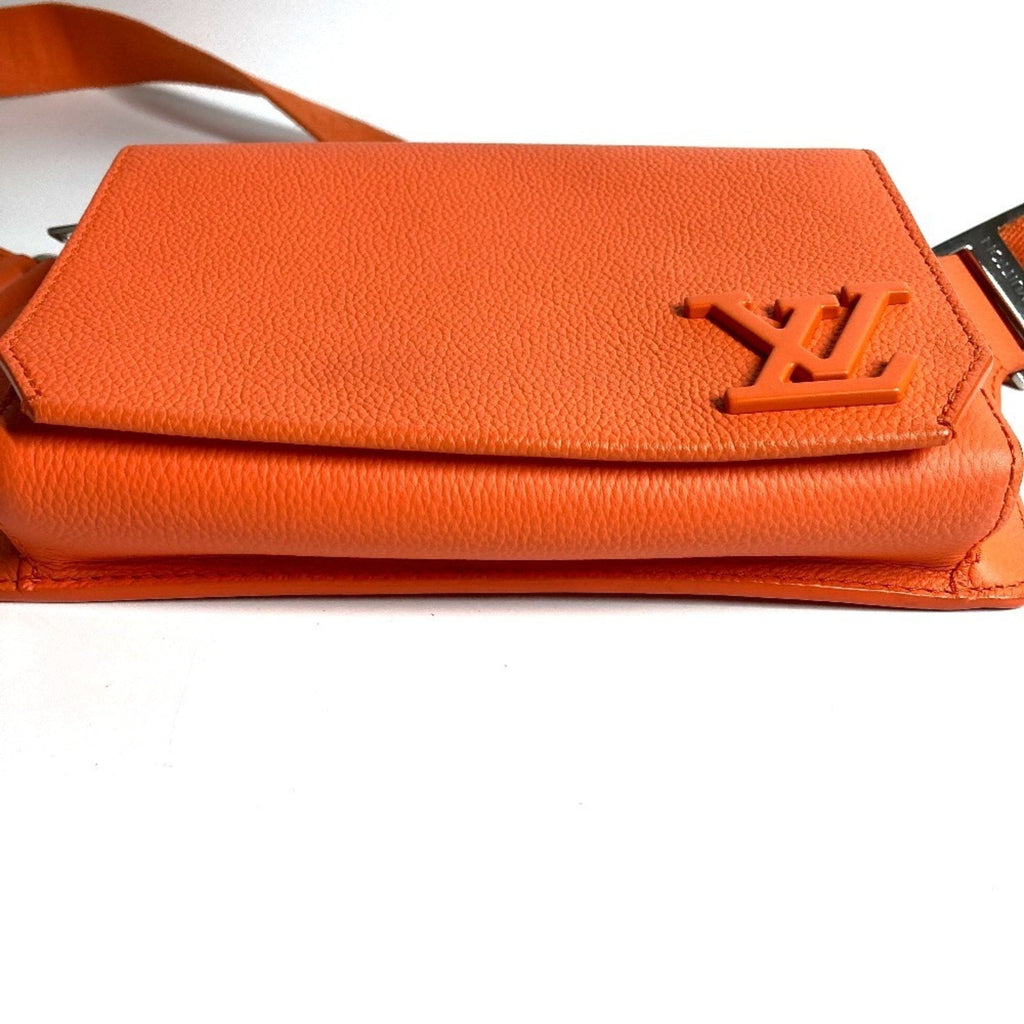 Louis Vuitton Orange Leather Fanny Pack Shoulder Bag