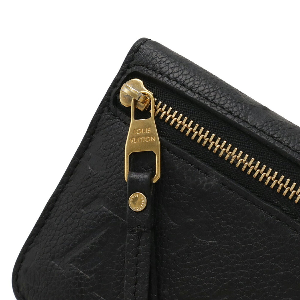 Louis Vuitton Black Noir Monogram Empreinte Leather Coin Purse/Coin Case