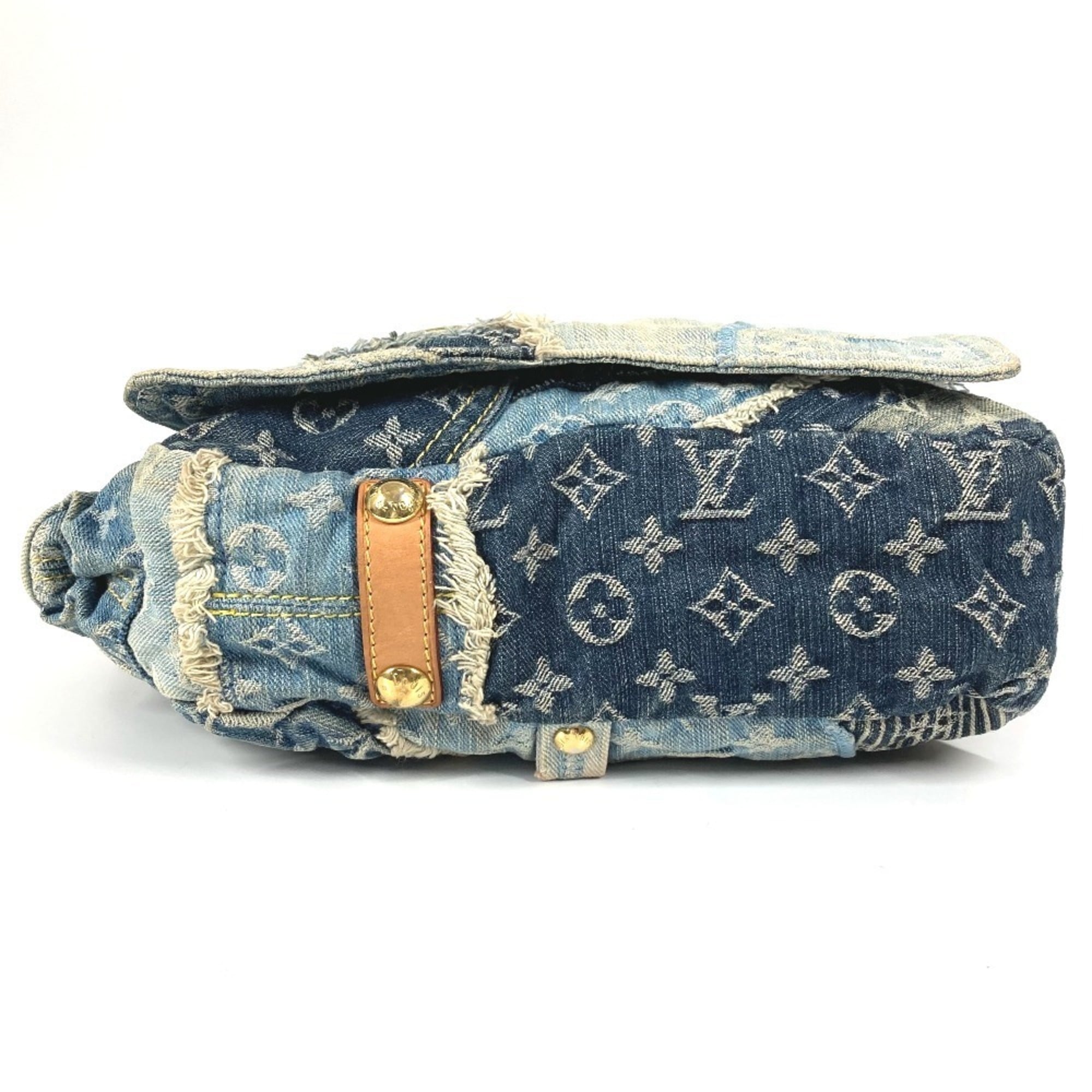 Louis Vuitton Monogram Denim Blue Monogram Denim Messenger Bag Shoulder Bag