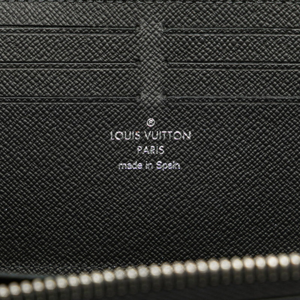 Louis Vuitton Monogram Macassar Black Brown Monogram Macassar Leather Coin Purse/Coin Case
