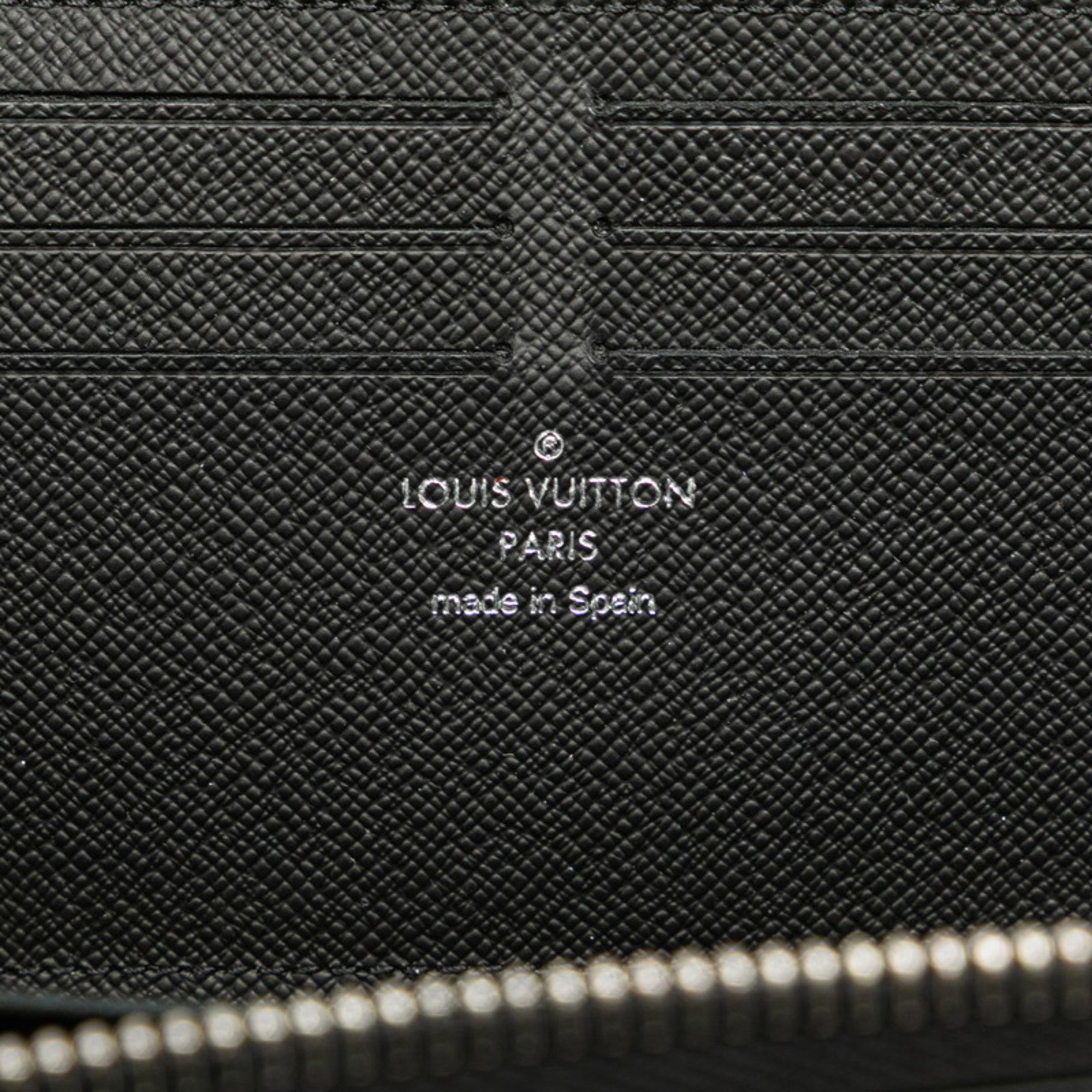 Louis Vuitton Monogram Macassar Black Brown Monogram Macassar Leather Coin Purse/Coin Case