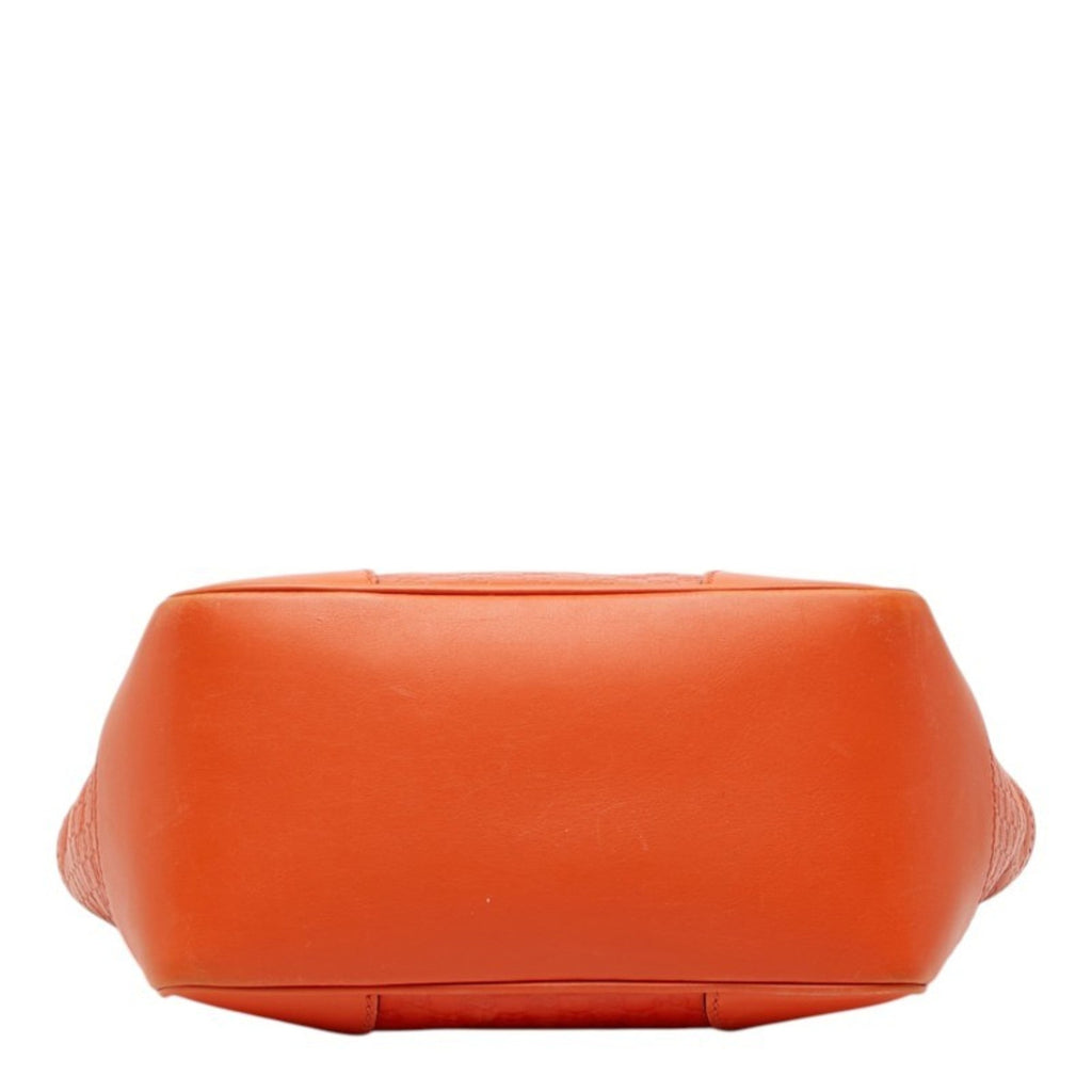Gucci Microguccissima Orange Leather Handbag Shoulder Bag (Pre-Owned)