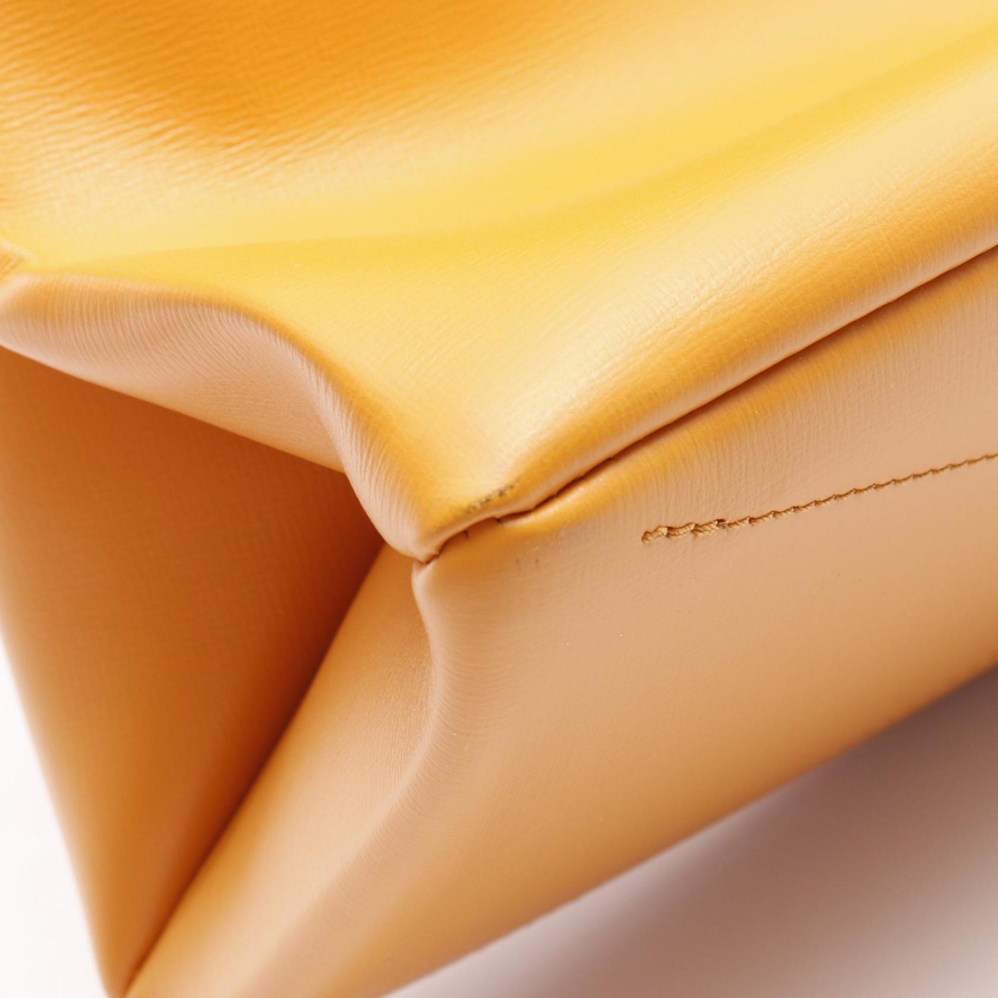 Louis Vuitton Orange Saffron Leather Tote Bag