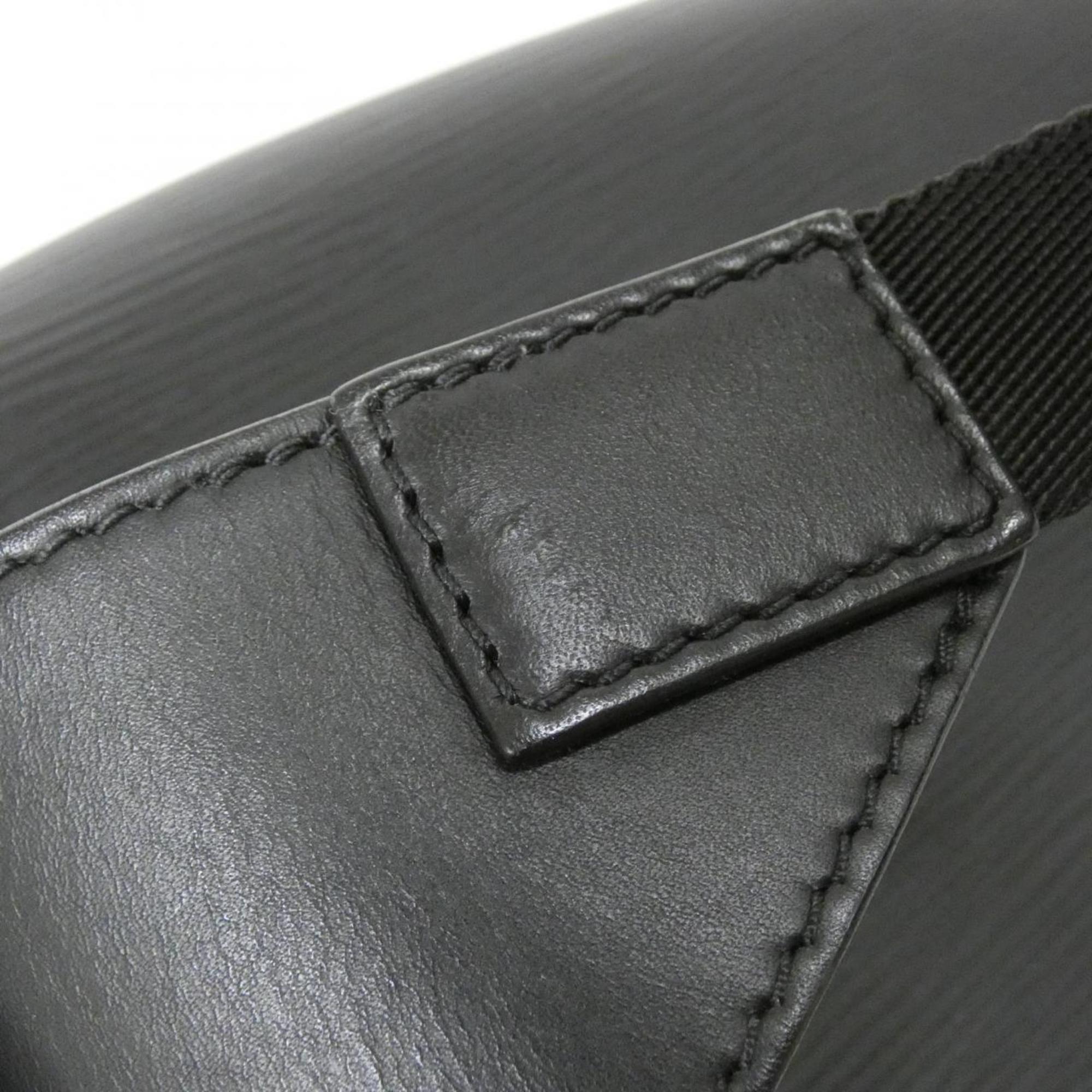 Louis Vuitton Black Leather Shoulder Bag