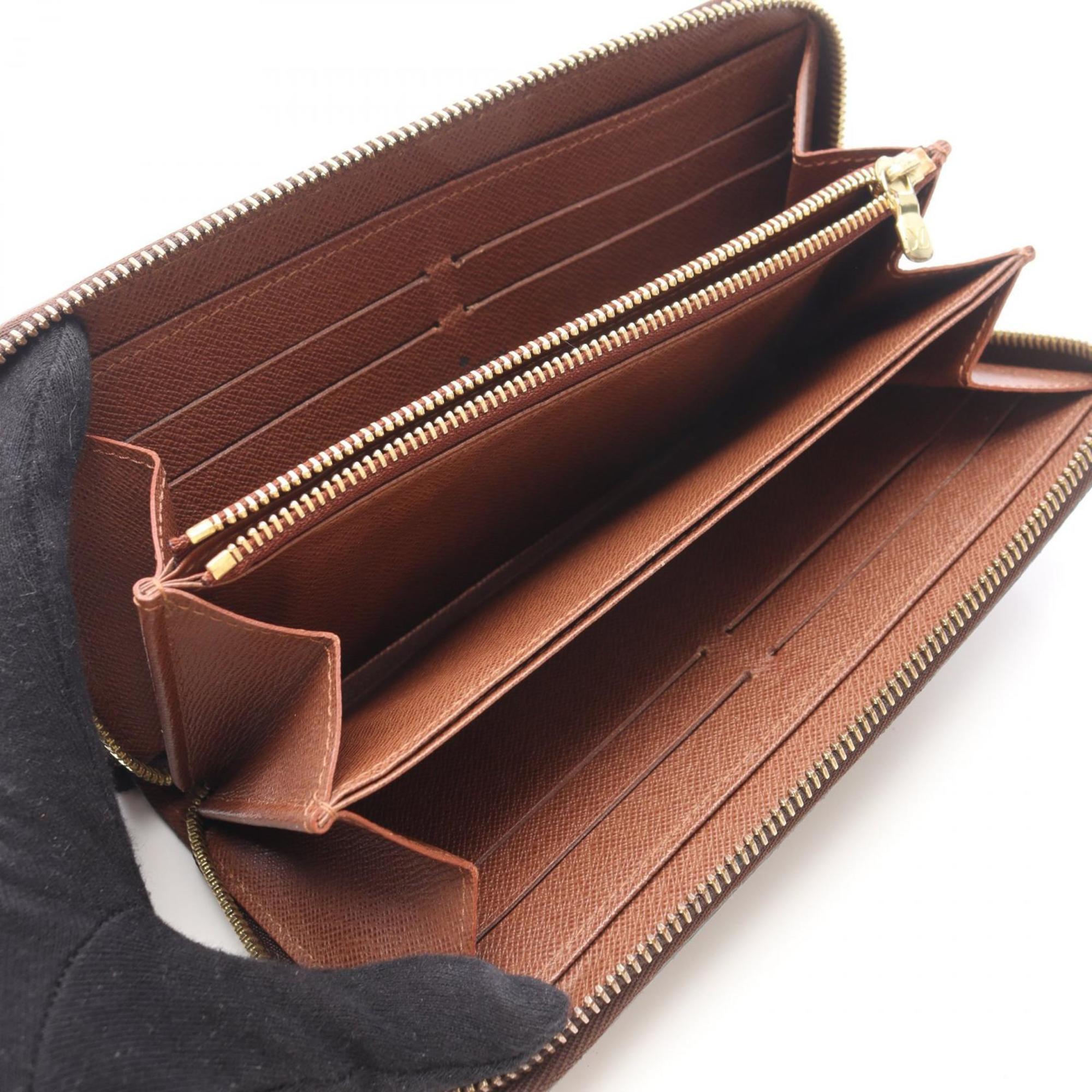 Louis Vuitton Brown Coated Canvas Long Wallet