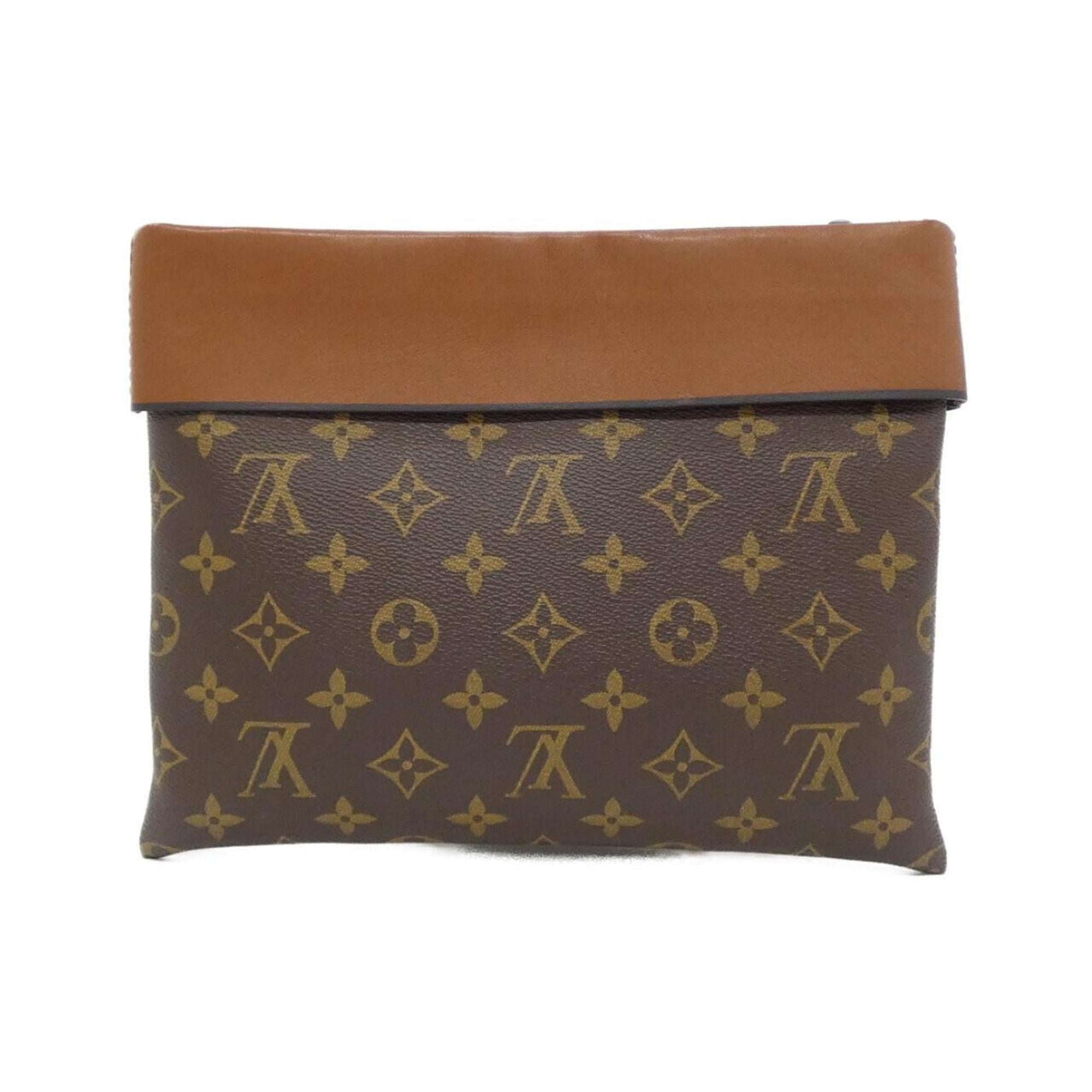Louis Vuitton Caramel Marron Monogram Monogram Coated Canvas Handbag Pochette