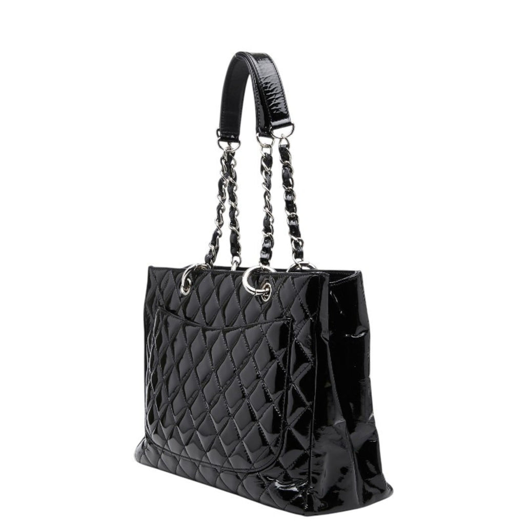 Chanel Black Patent Leather Shoulder Bag