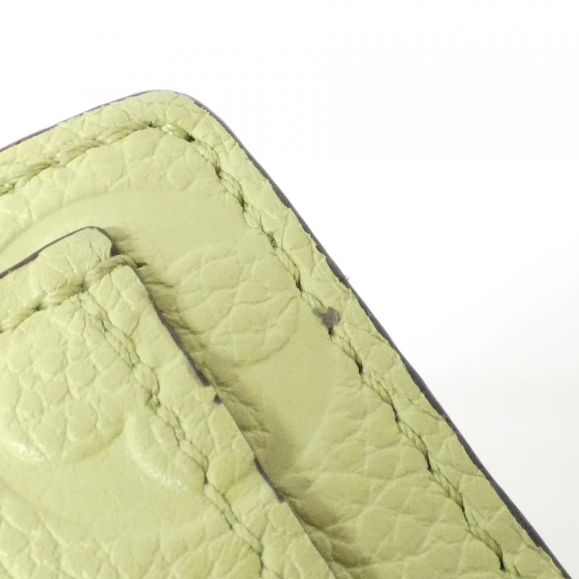 Louis Vuitton Green Vert Leather Wallet