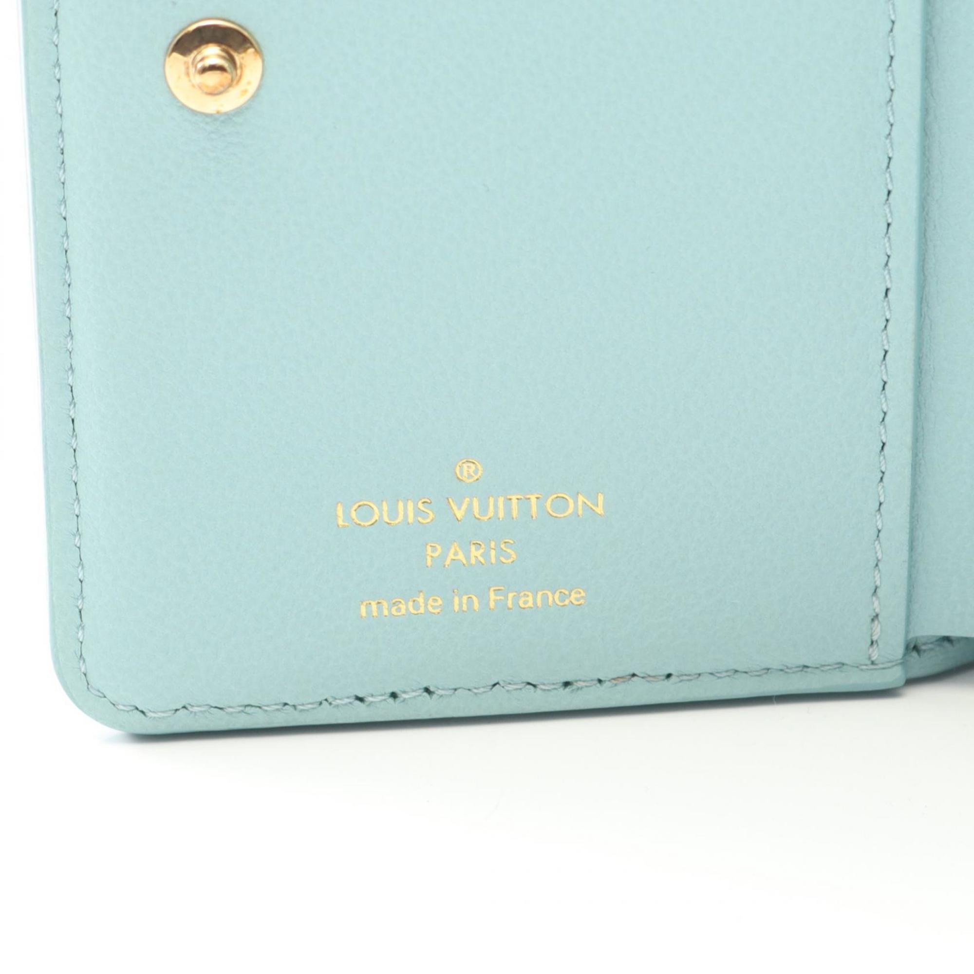 Louis Vuitton Blue Leather Wallet