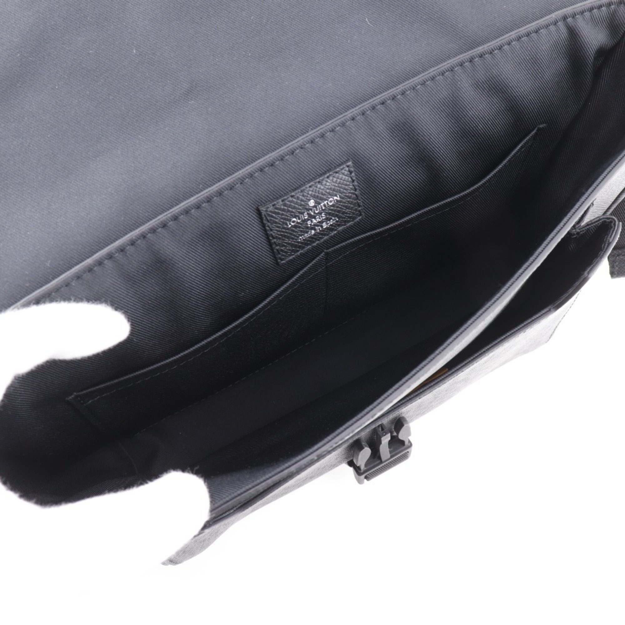 Louis Vuitton Taigarama Black Taigarama Monogram Eclipse Shoulder Bag
