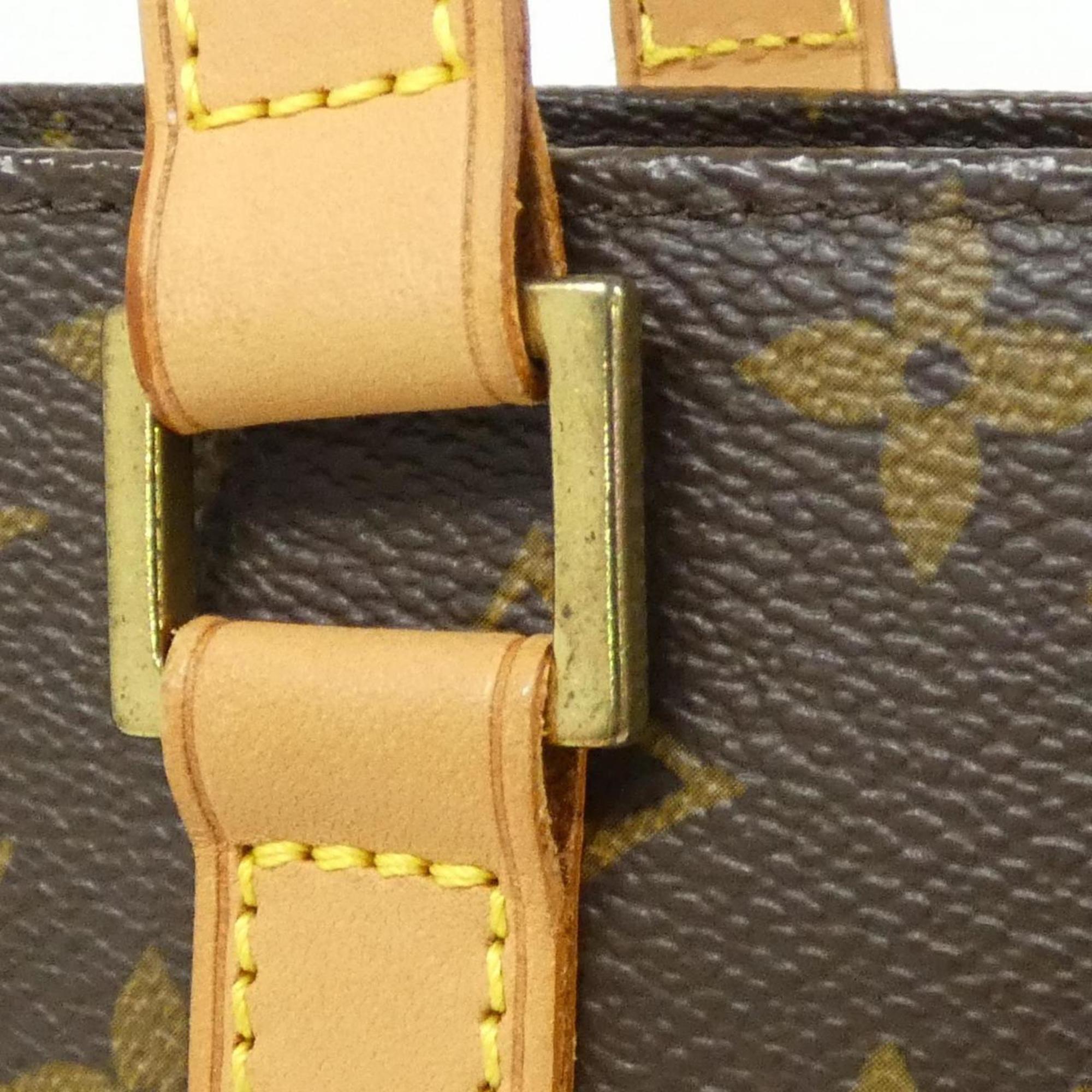 Louis Vuitton Brown Coated Canvas Handbag