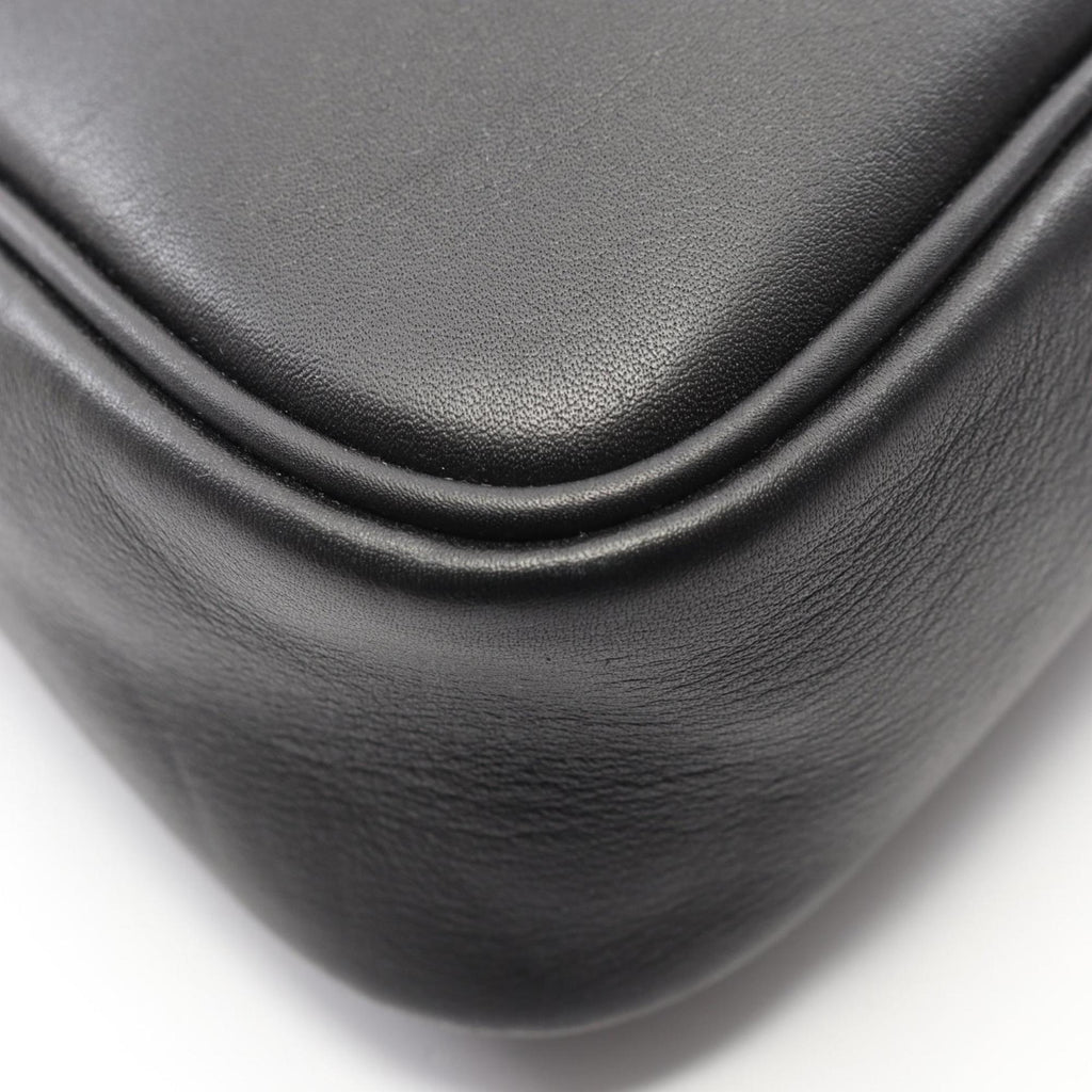 Gucci Black Leather Handbag Shoulder Bag (Pre-Owned)