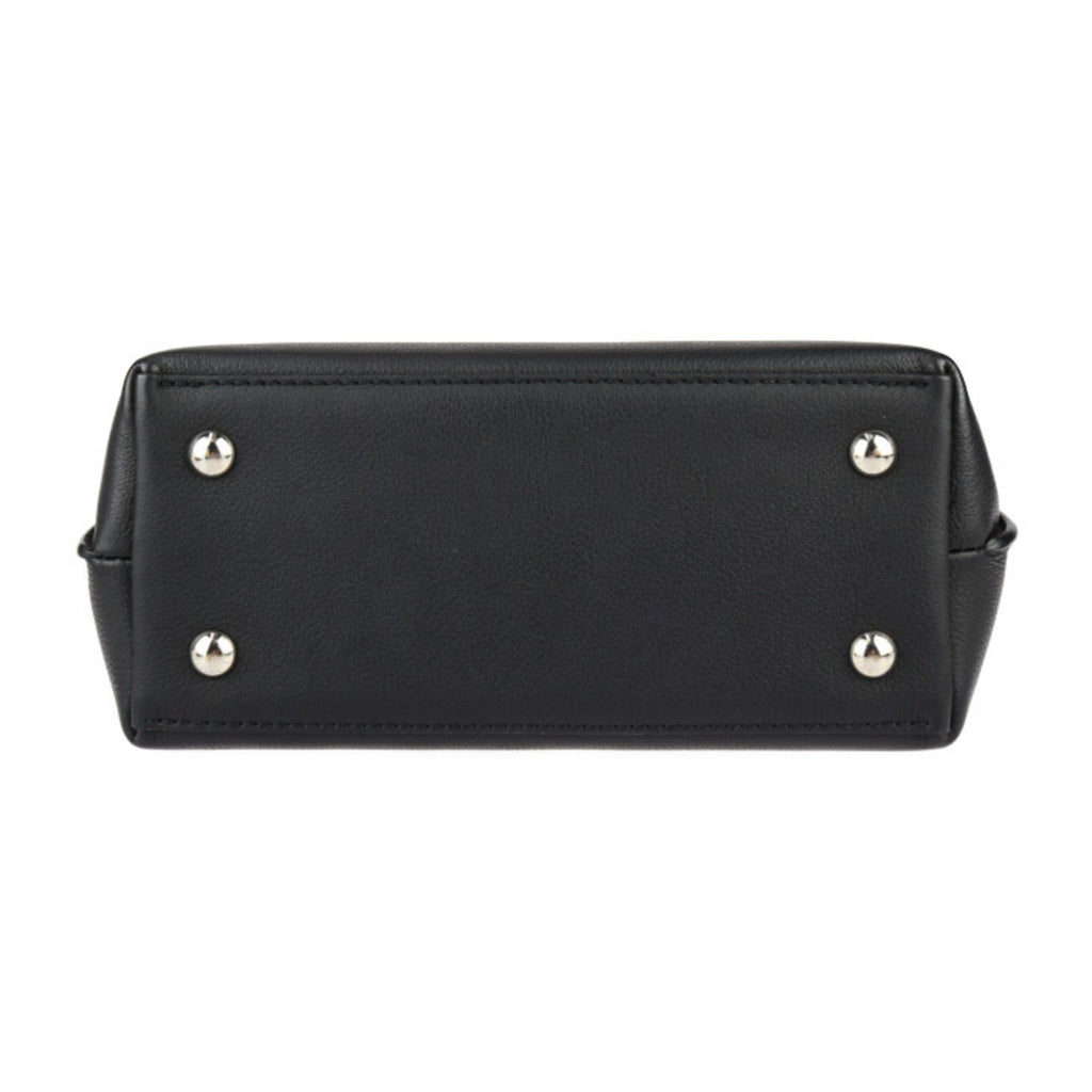 Louis Vuitton Black Leather Handbag Shoulder Bag