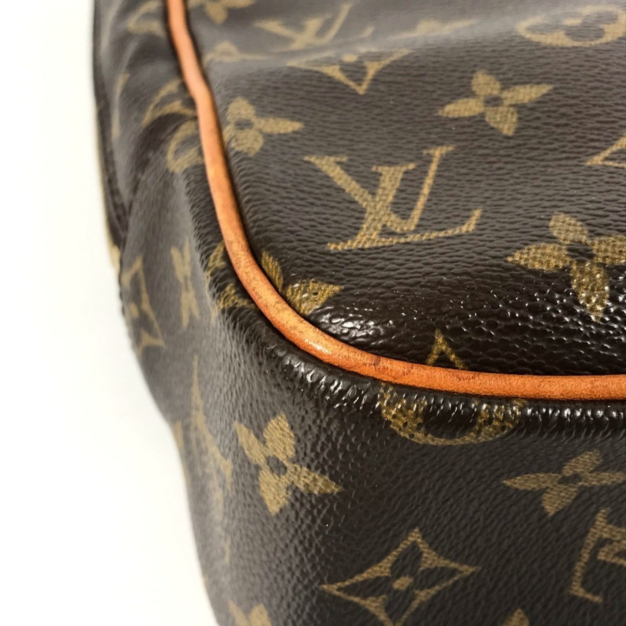Louis Vuitton Brown Monogram Canvas Handbag Tote Bag