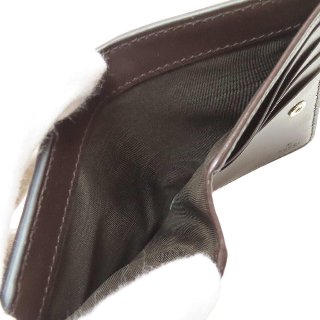 Gucci Brown Canvas Wallet (Bi-Fold) (Pre-Owned)