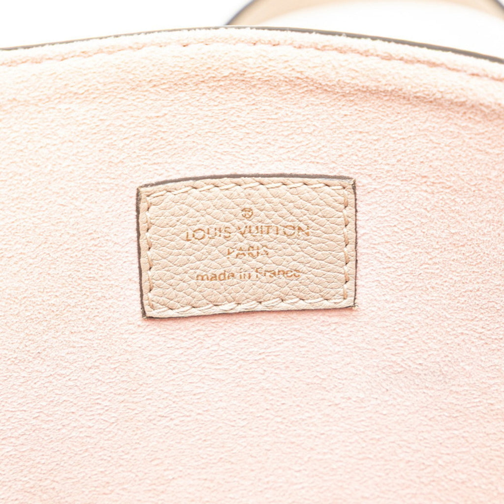 Louis Vuitton Beige Grayish Leather Shoulder Bag Tote Bag