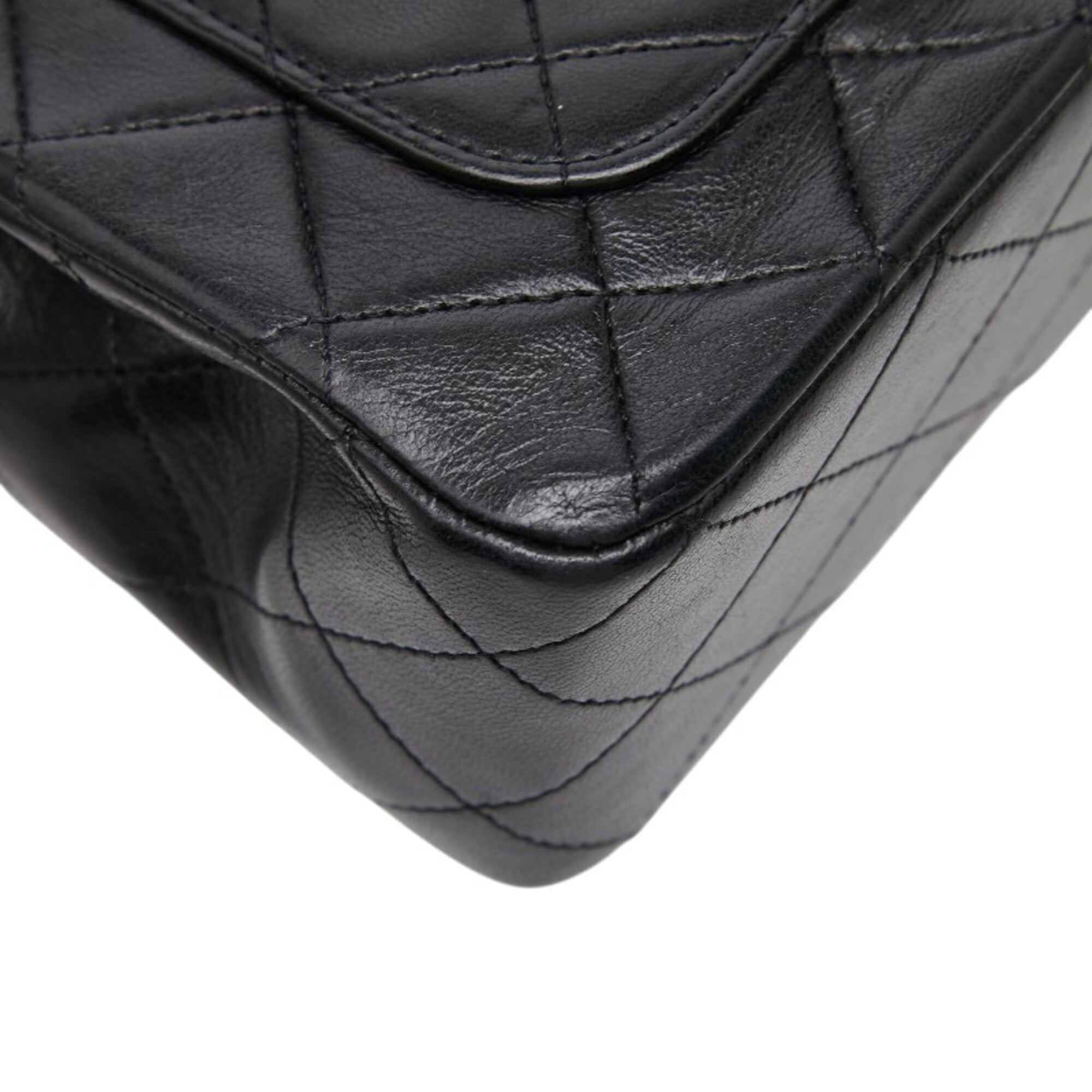 Chanel Black Leather Shoulder Bag