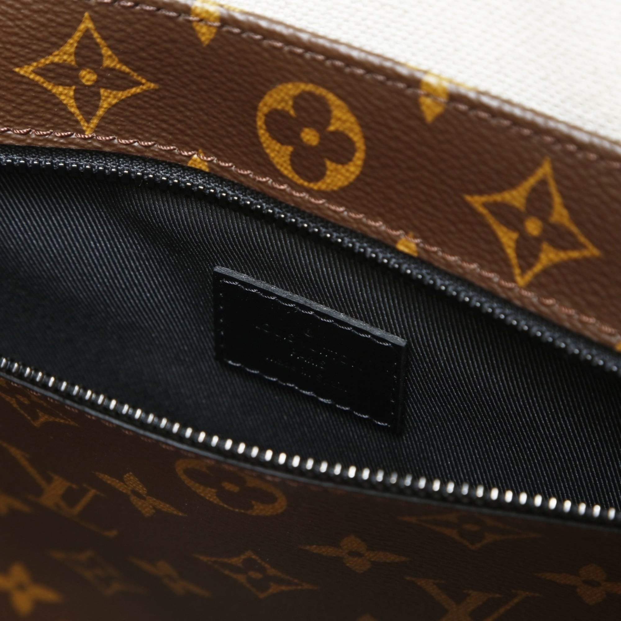 Louis Vuitton Brown Monogram Pouch Tote Bag
